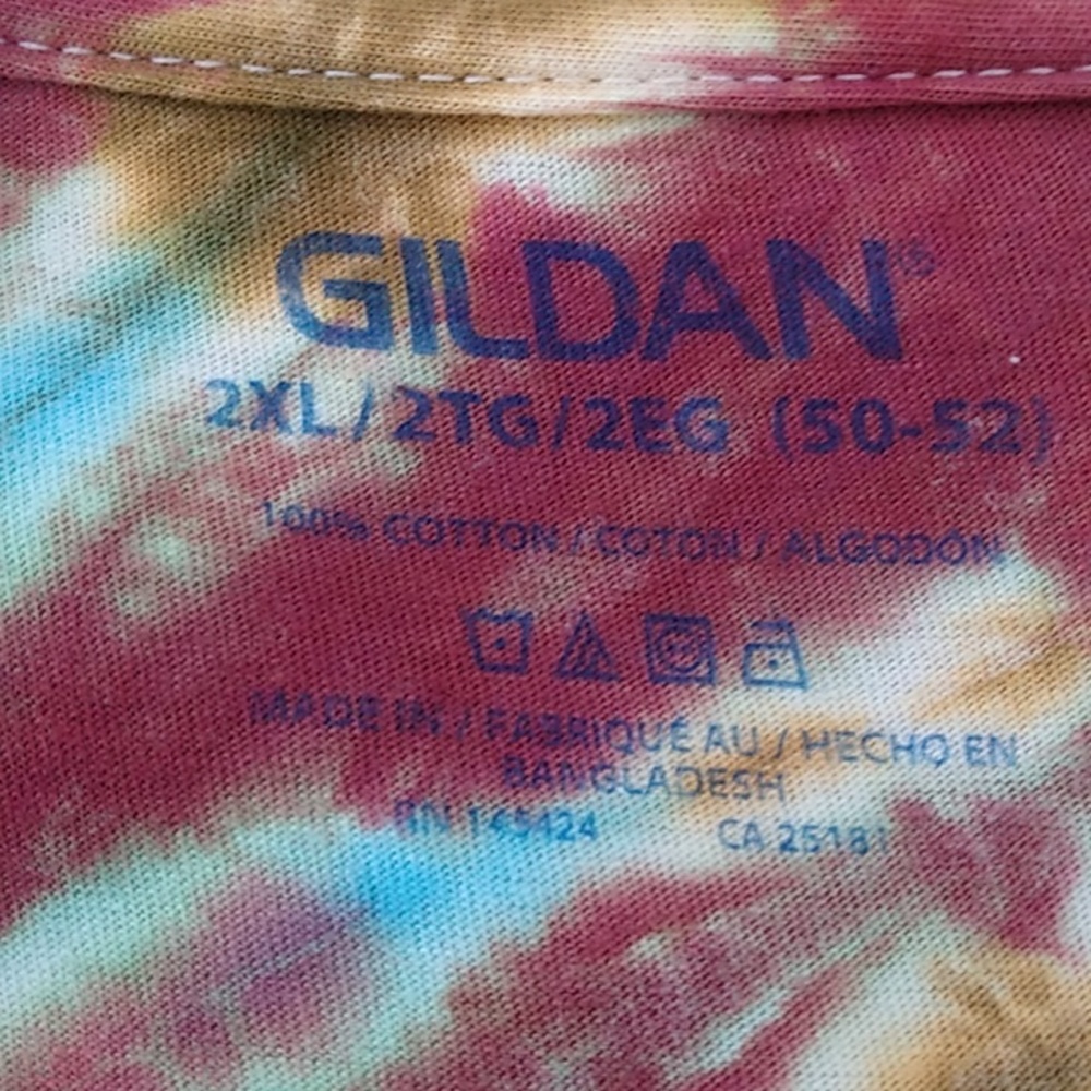 New Awesome Tie Dye S/S T-Shirt 2XL - Picture 5 of 5